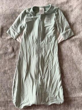 Butterfly Swaddle Sleep Sack 0–3M – Mint Green – NEW / Never Worn